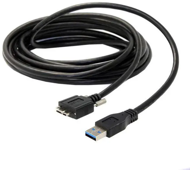 Main image of Vszerda 3m USB 3.0 A Type Cable Male to Micro USB 3.0 B Male with Mount Panel Screws for Hard Disk Mobile Phone (3.0m)