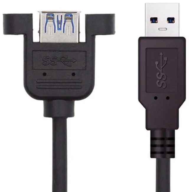 Main image of Vszerda Straight USB 3.0 Connector Extension Cable Data Adapter Converter Cord for Printer Scanner AIO 30cm