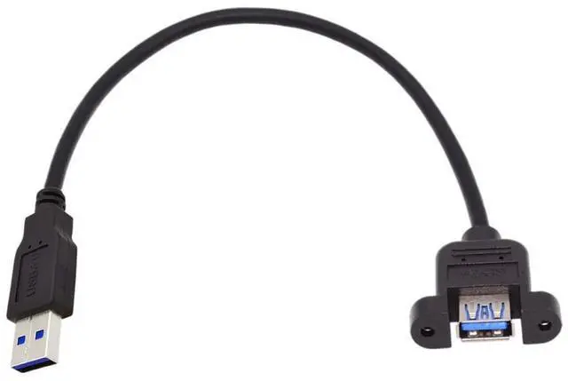 Alt view image 7 of 7 - Vszerda Straight USB 3.0 Connector Extension Cable Data Adapter Converter Cord for Printer Scanner AIO 30cm