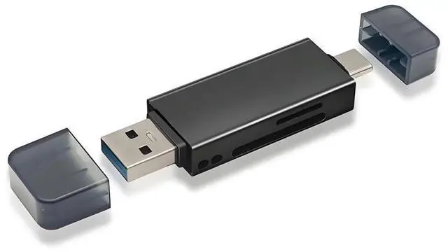 Main image of Vszerda Type-C & USB 3.0 to SD Card & TF T-Flash Card Reader Writer for Tablet & Camera & Laptop & Mate Serial Phone