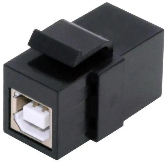 Main image of Vszerda USB2.0 Keystone Adapter USB Type A Female to Type-B Female Coupler Extension Keystone Jack Insert Socket Connector for Wall Plate Panel USB Cable