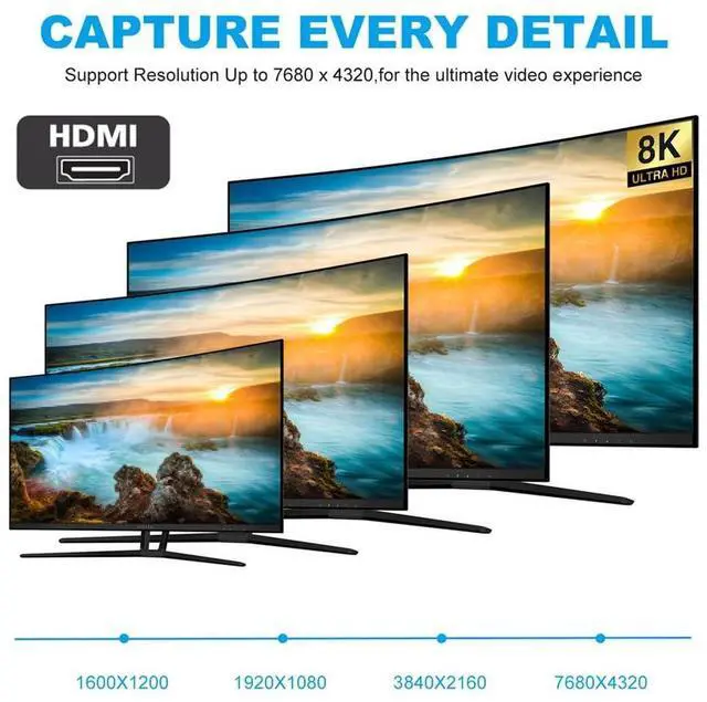Alt view image 4 of 7 - Vszerda HDMI 8K Male to HDMI 2.1 Female Vertical 90 Degree Up Angled Low Profile UHD Extension Adapter Support 8K 60hz HDTV