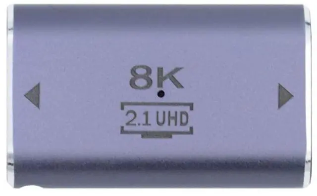 Main image of Vszerda HDMI 2.1 Female to HDMI Female UHD Extension Gold Converter Adapter Support 8K 60hz HDTV