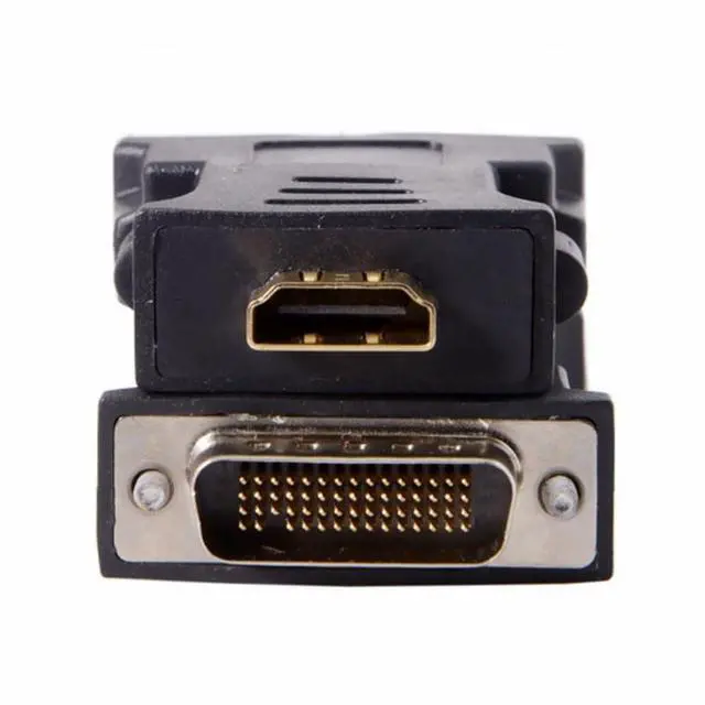 Alt view image 6 of 7 - Vszerda LFH DMS-59pin Male to HDMI 1.4 19Pin Female Extension Adapter for PC Graphics Card Black
