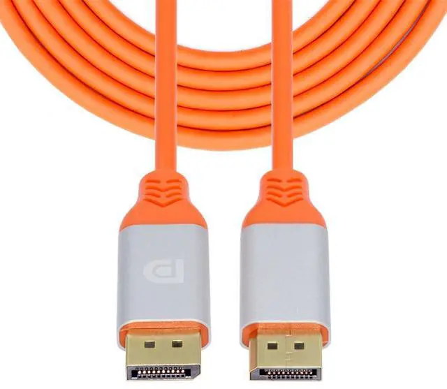 Main image of Vszerda DP Displayport to DP 4K Male to Male Ultra Soft High Flex Monitor Cable Hyper Super Flexible Cord for Computer Graphics Card 1m