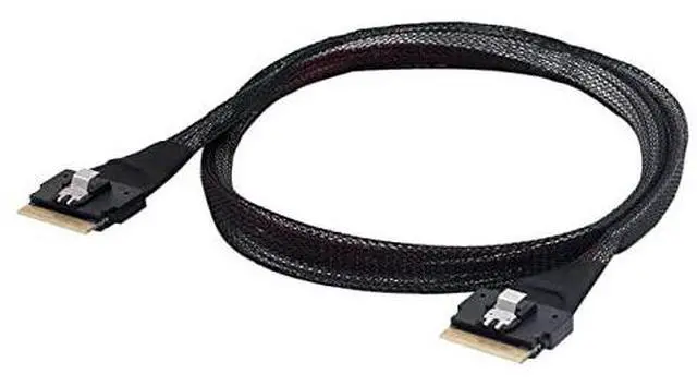 Main image of Vszerda PCI-E Slimline SAS 4.0 SFF-8654 8i 74pin Host to SFF-8654 74Pin Slim SAS Target Cable 50cm