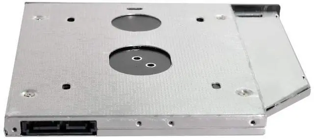 Alt view image 3 of 6 - Vszerda MSATA NGFF B/M-Key SSD to Slimline SATA 13Pin Caddy Case for 9.5mm Universal Laptop CD/DVD-ROM Optical Bay