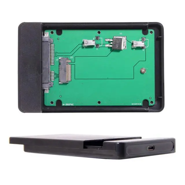 Alt view image 2 of 7 - Vszerda USB-C Type-C to SATA Adapter 20+6Pin Thinkpad X1 Carbon SSD Converter Hard Disk Case Enclosure