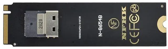 Main image of Vszerda NGFF M-Key NVME to U.2 U2 Kit SFF-8639 to SFF-8654 Slimline SAS PCIe SSD Adapter for Mainboard