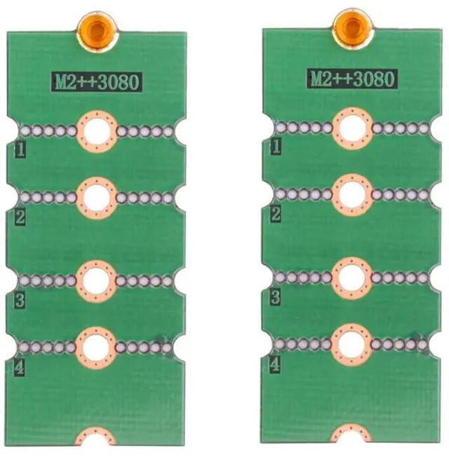 Alt view image 2 of 7 - Vszerda 2pcs/lot M.2 NGFF NVME M2 Extension Adapter Brackets Transfer 2230 2242 2260 2280 Change to Long Size SSD Soild Hard Disk Converter Frame