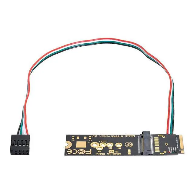 Alt view image 4 of 7 - Vszerda NGFF A/E-Key Card to M.2 NGFF Key-M NVME SSD Adapter for AX200