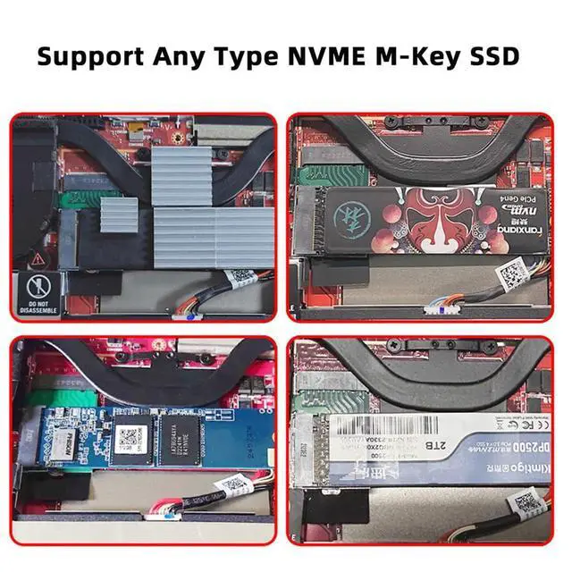 Alt view image 7 of 7 - Vszerda 90 Degree Angled PCI-E 4.0 NVME M-Key M.2 22x30mm to 22x80mm High Storage Extension SSD Converter Board Upgrade Expansion Adapter Compatible with 2230 to 2280 SSD Handheld ROG Ally Gaming
