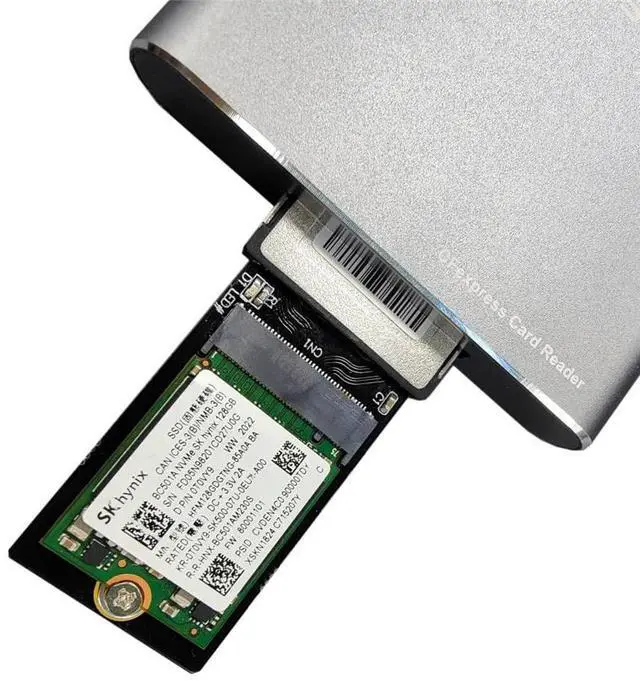 Alt view image 6 of 7 - Vszerda NVMe 2230 M.2 M-Key CH SN530 SSD to CF-Express Type-B Adapter CFE for Xbox Series X&S PCIe4.0 Expansion Storage Memory Card