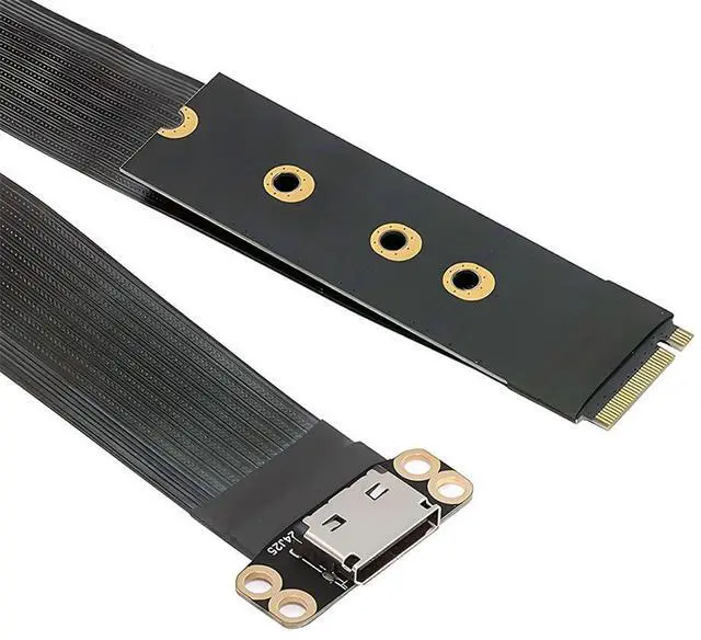 Main image of Vszerda M.2 M-Key 2280 NGFF PCI-E4.0 to Oculink SFF-8612 SFF-8611 Host Cable 15cm for NVME U.2 SSD eGPU