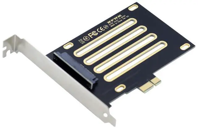 Main image of Vszerda PCI Express 4.0 X1 Lane to U.2 U.3 Kit SFF-8639 Host Adapter for Motherboard PM1735 NVMe PCIe SSD