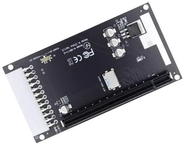 Main image of Vszerda Oculink SFF-8612 SFF-8611 4X to PCIE PCI-Express 16x Adapter with ATX 24pin Power Port for Graphics Card Mainboard