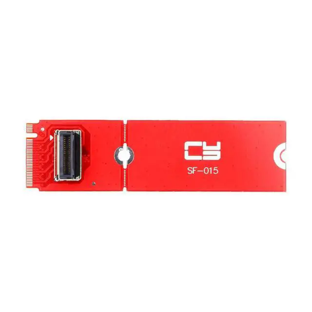 Alt view image 2 of 7 - Vszerda PCI-E 5.0 4.0 M.2 M-Key to MCIO Female Mini Cool Edge IO Host Adapter Conversion Expansion Board for PCIe Nvme SSD 2280 2230 Converter Card