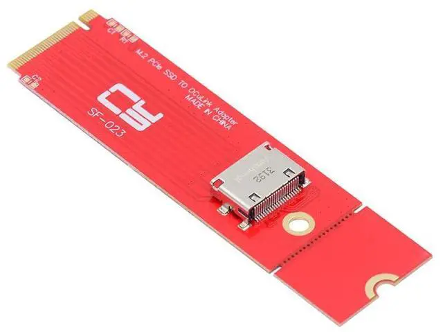 Alt view image 3 of 7 - Vszerda PCI-E 3.0 PCI-Express 4.0 NVME M.2 M-Key to Oculink SFF-8612 SFF-8611 Host Adapter for PCIe U.2 eGPU SSD 2260 2280