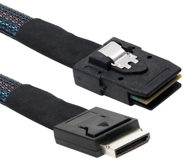 Main image of Vszerda Oculink PCIe PCI-Express SFF-8611 4i to SFF-8087 36Pin Cable, PCIE Slimline SSD Data Cord Active 50cm