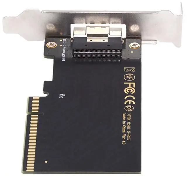 Main image of Vszerda External Slimline 8X SFF-8654 74Pin to PCIE Express 3.0 Raid Card PCIE4.0 VROC Raid0 Hyper Adapter for High Speed SSD eGPU Graphics Card with Bracket Low Profile