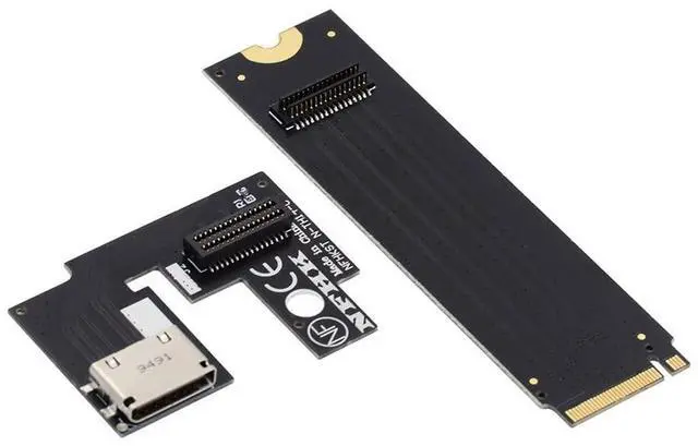 Alt view image 2 of 7 - VszerdaPCI-E 3.0 Graphics Expansion Card & SSD M.2 M-Key to Oculink SFF-8612 SFF-8611 Host Bus Adapter for ThinkBook 14+