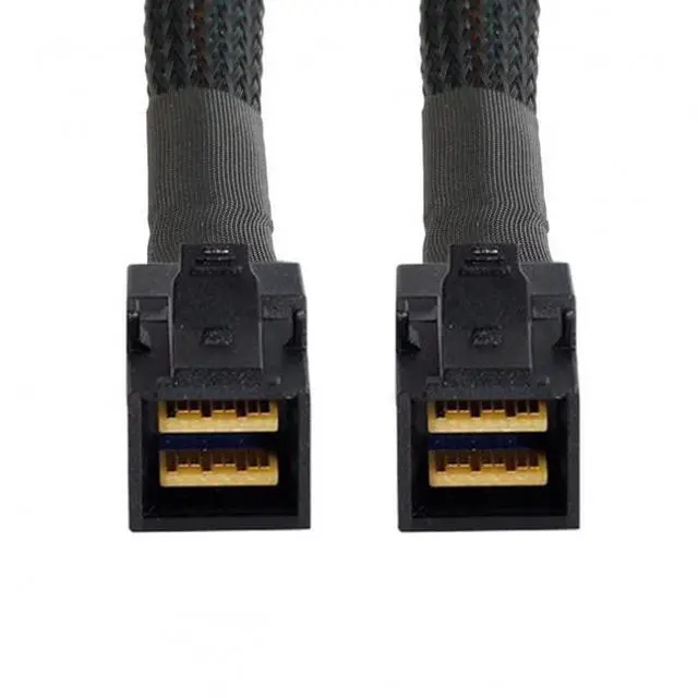 Main image of Vszerda Mini SAS HD SFF-8643 Internal to High Density HD SFF-8643 Mini SAS Data Server Disk Raid Cable 50cm