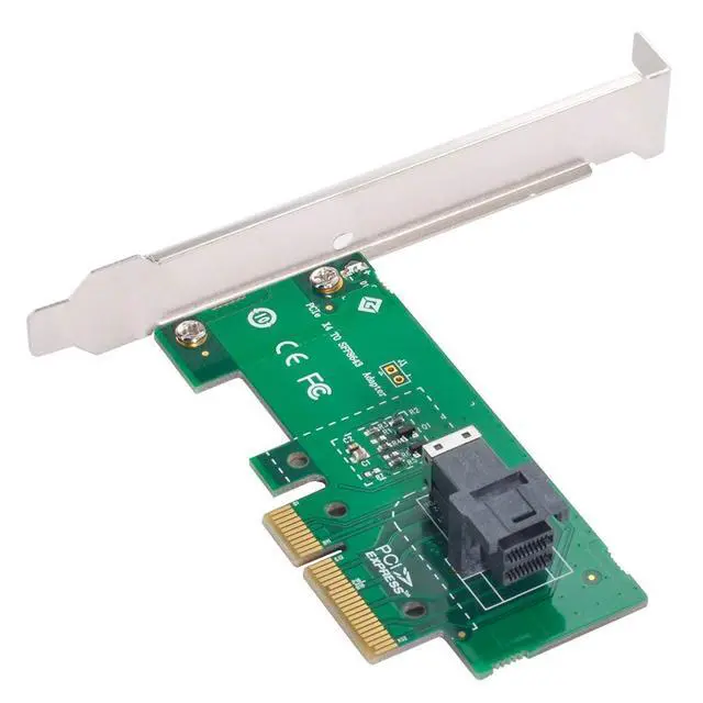 Alt view image 6 of 7 - Vszerda PCI-E 4X to U.2 U2 Kit SFF-8639 NVME PCIe SSD Adapter for Mainboard SSD 750 p3600 p3700 M.2 SFF-8643