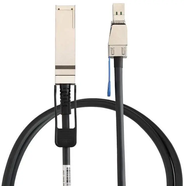 Alt view image 4 of 7 - Vszerda QSFP+ 40Gbps to Mini SAS HD SFF-8644 DAC Cable for Cisco Huawei H3C TP-Link ZTE RIGOAL 3.3FT/1M