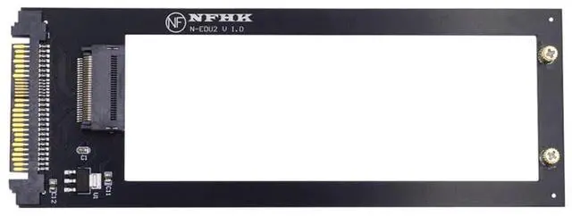 Main image of Vszerda SSD Converter U.2 SFF-8639 Host to PCI-E Ruler 1U GEN-Z EDSFF 9.5mm 15mm 25mm Short SSD E1.S with Heat Sink PM9A3 PM9D3 P5801X Carrier Adapter