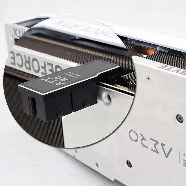 Alt view image 7 of 7 - Vszerda PCIe 5.0 Power Modular Adapter to Four ATX 8Pin 16Pin(12+4) 12VHPWR Connector Up Angled 90 Degree for 4080 5090TI Graphics Card