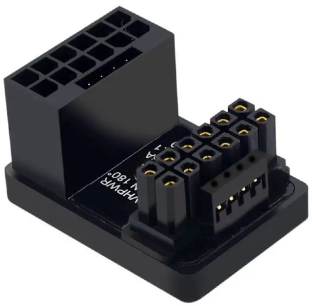 Main image of Vszerda PCI-E 5.0 Power Modular Adapter 16 Pin(12+4) Male to Female Connector Up Angled 360 Degree 12VHPWR for Graphics Card 4080 5090TI