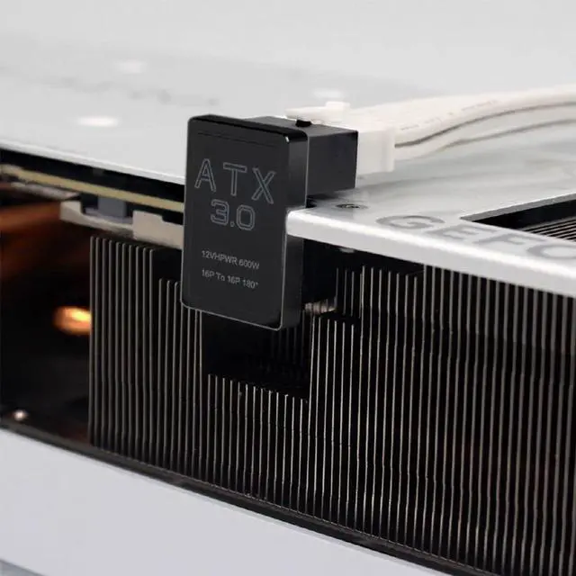 Alt view image 4 of 7 - Vszerda PCI-E 5.0 Power Modular Adapter 16 Pin(12+4) Male to Female Connector Up Angled 360 Degree 12VHPWR for Graphics Card 4080 5090TI