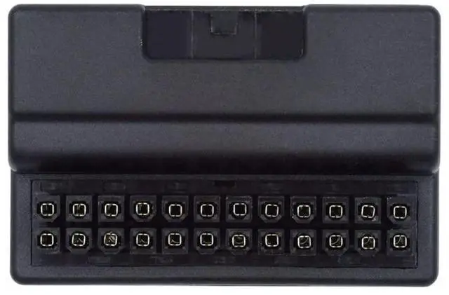 Main image of Vszerda Overmold ATX 24pin Male 90 Degree to 24Pin Female Power Adapter Mainboard Motherboard for Desktops PC Supply