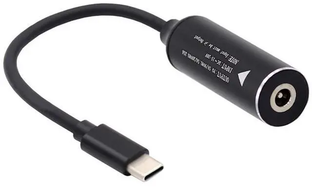 Main image of Vszerda USB-C Type-C to DC Jack 4.0x1.3mm Input Power Cable Plug Charge Cord for Laptop Phone PD9V 15V 20V