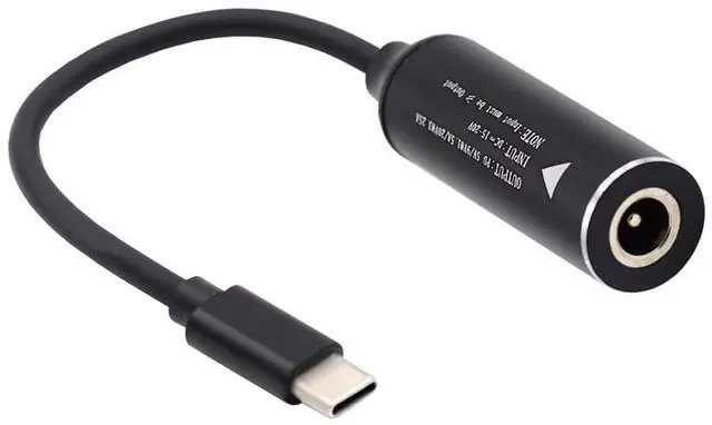 Main image of Vszerda USB-C Type-C to DC Input Power Cable Plug Charge Cord for Laptop Phone PD9V 15V 20V (DC Jack 5.5x2.5mm)