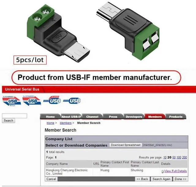 Alt view image 7 of 7 - Vszerda 5pcs/Set Micro USB 5Pin Male to 2Pin Terminal Fast Charge Adapter DIY OEM Repair Solderless Connector DC 5V USB2.0 Power