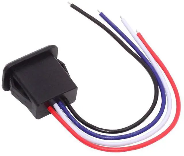 Alt view image 7 of 7 - Vszerda 2pcs/Set 24AWG USB 2.0 Pigtail Cable Type A Female Socket to 4Pin Open Cord Latch Mount Type DC 5V Power Data for DIY OEM Repair