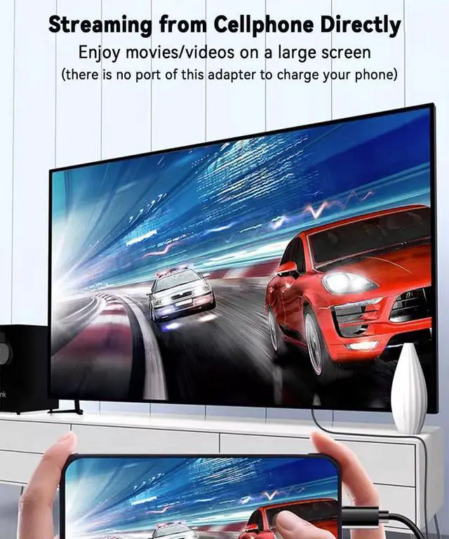 Alt view image 4 of 7 - Vszerda USB C to DVI Cable 6 Feet, 4K Type-C to DVI Adapter Cord Thunderbolt 3/4 Compatible for iPhone 16 15 Pro/Max, MacBook Pro/Air, iPad Pro, iMac, S23, XPS 17, Surface Book 3 and More