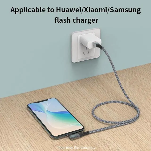 Alt view image 6 of 7 - USB C to USB C Cable 3FT, USB 4 Type-C Cord with 240W SuperSpeed Charging 8K Video 40Gbps Data Thunderbolt4 Compatible with iPhone16/MacBook Pro/iPad Pro/Samsung S24 Ultra/More (180 to 90 Angled)