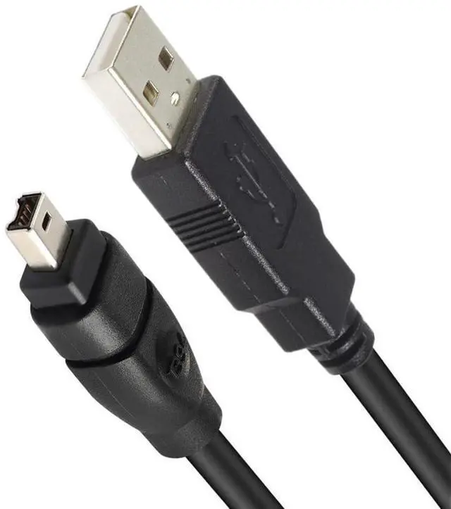 Alt view image 5 of 5 - Vszerda Firewire to USB Adapter Cable for 4 Pin IEEE 1394-a Devices Only Viewing Files on Computer Laptop FireWire 400 to USB 2.0 Connector Cord for Digital Video Cameras External Hard Drives (6 Feet)
