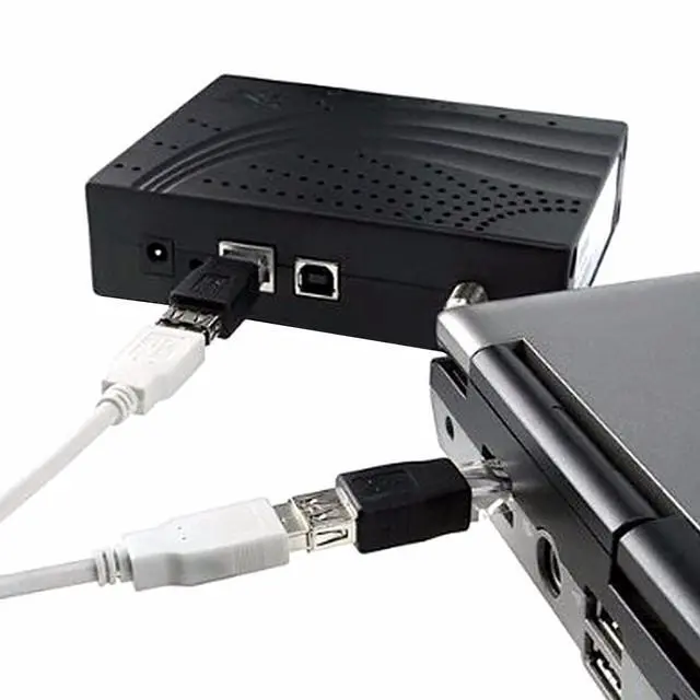 Alt view image 4 of 7 - Vszerda Ethernet to USB Adapter 2PCS for ADSL Modem/Router/Computer Camera/Surveillance Camera with Network Function - RJ45 LAN Internet Male to USB Female Connector