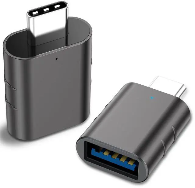 Main image of Vszerda 2Pack USB Adapter A to C Converter Type-C Male to USB3.0 Female Convert Adaptor Compatible with MacBook Pro/Air, Surface Pro, iPad,Samsung Notebook, XPS, More