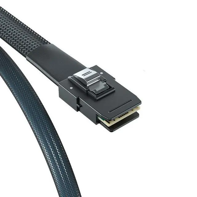 Alt view image 5 of 6 - Vszerda 2 Pack 12G Internal Mini SAS HD SFF-8643 to SFF-8087 Cable, 1m, 36 Pin, 100-Ohm, with Sideband, Flexible, Support RAID, PCIE Controller, 1-Meter(3.3ft)
