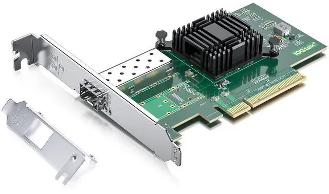 Main image of Vszerda 10Gb SFP+ PCI-E Network Card NIC, Compare to Intel X520-DA1 (E10G42BTDA), with Intel 82599EN Chip, Single SFP+ Port, PCIe X8, Ethernet LAN Network Adapter Support Windows/Linux/VMware