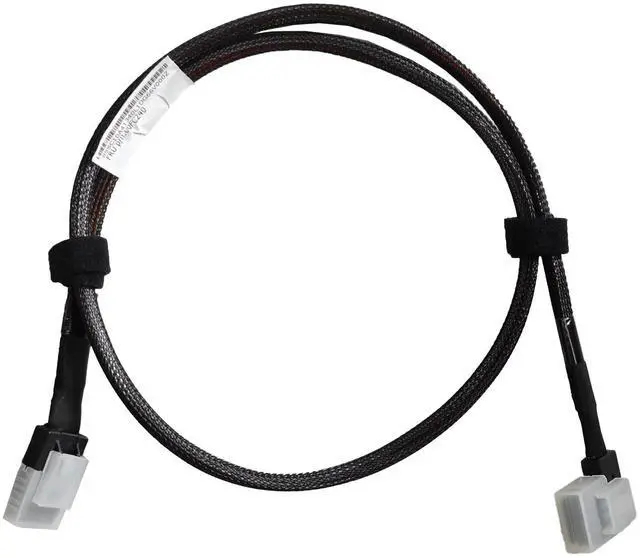 Alt view image 2 of 4 - Vszerda Mini SAS Cable, SFF-8087 to SFF-8087 Straight to Right Angle High-Speed Data Transfer for SAS/RAID Controllers, Backplanes, and Servers, 3FT