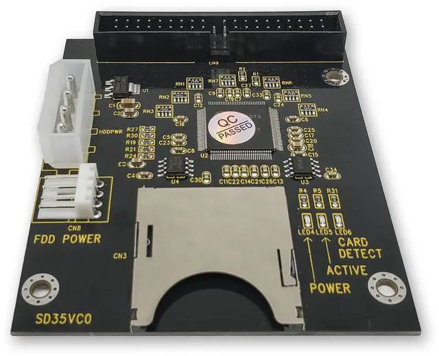 Alt view image 3 of 6 - Vszerda SD SDHC Memory Card to 3.5" 40 Pin IDE Hard Disk Drive Adapter Secure Digital Converter