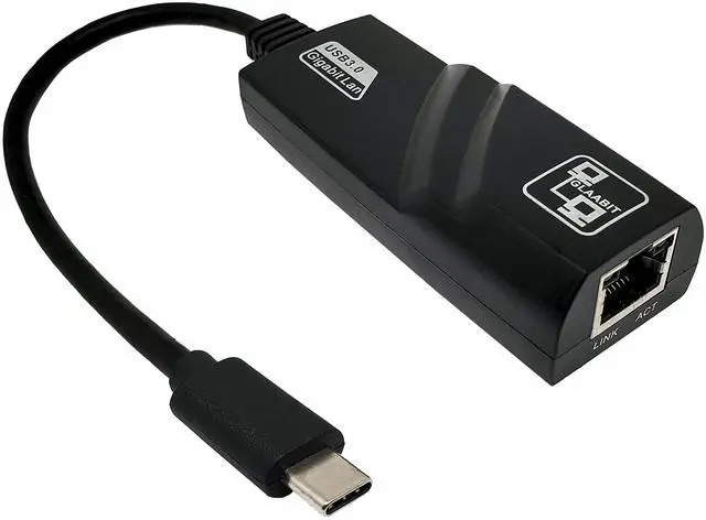 Main image of Vszerda USB Type-C Port to 1 Gigabit (1000 Mbps) RJ45 Ethernet LAN Network Adapter