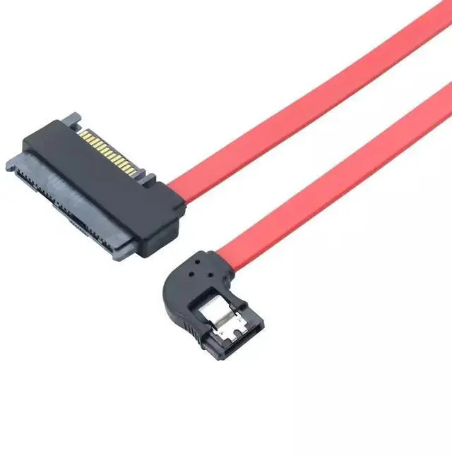 Main image of Vszerda SAS SFF-8482 SAS29+15P to SATA 7P Left-Angle Adapter Cable for Computer Modding 50CM