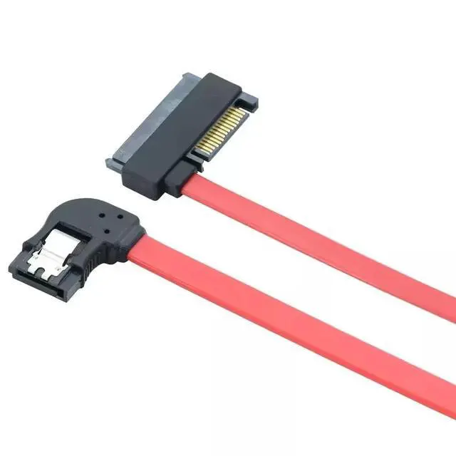 Alt view image 2 of 5 - Vszerda SAS SFF-8482 SAS29+15P to SATA 7P Left-Angle Adapter Cable for Computer Modding 50CM