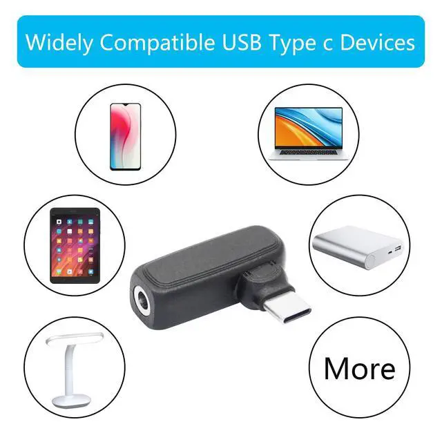 Alt view image 6 of 7 - 100W DC 4.0mm x 1.7mm to USB Type C Connector Adapter, 90 Degree DC 4017 Female to USB C Male Plug Power Charging Adapter, Built-in PD Intelligent Chip, for Phones, Laptops USB Type C Port Devices
